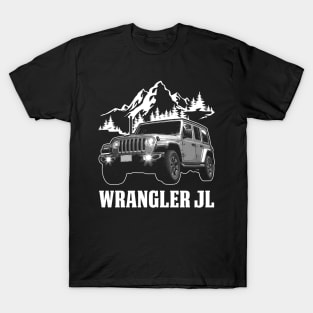 Wrangler JL jeep car name T-Shirt